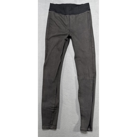 Citizens of Humanity Leggings Womens 26x28 Greyson Brown Coated Suedette Stretch - Picture 1 of 12